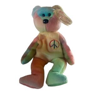 TY Beanie Baby Peace The Bear